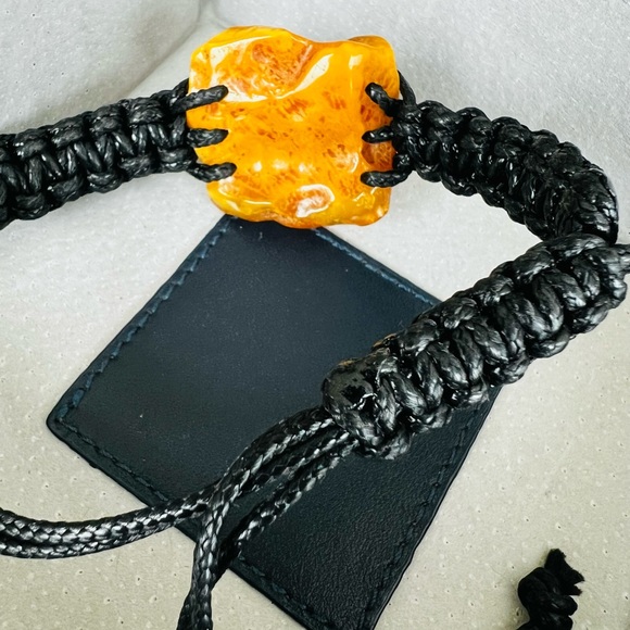 A precious, healing Bracelet X made of Baltic amber - Picture 4 of 12